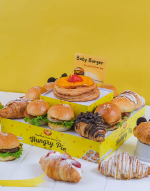 Tower 2 Susun Baby Burger & Croissant