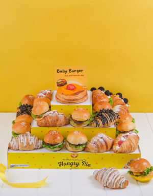 Tower 3 Susun Baby Burger & Croissant